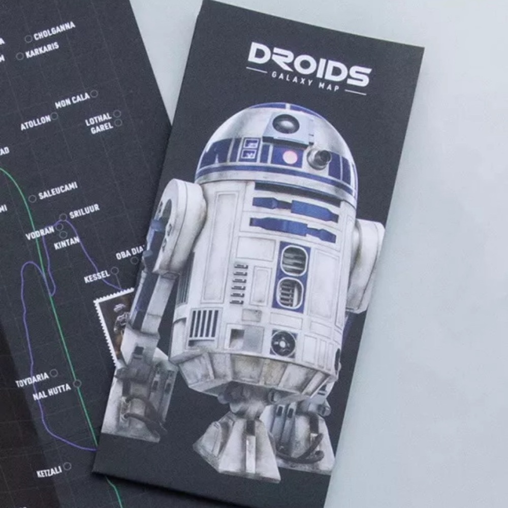 Star Wars DROIDS USPS Forever Stamps Passport‎ Guide First Day Galaxy Travel Map
